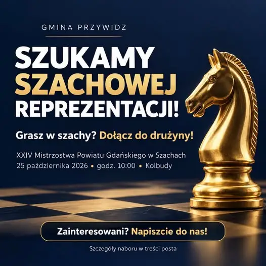 Gmina Przywidz szuka szachistów na Mistrzostwa Powiatu Gdańskiego