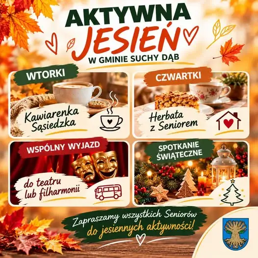 Aktywna jesień w gminie Suchy Dąb – nowe inicjatywy dla seniorów