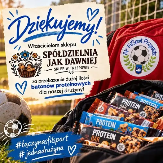 Lokalny sklep wspiera drużynę piłkarską z Gminy Przywidz